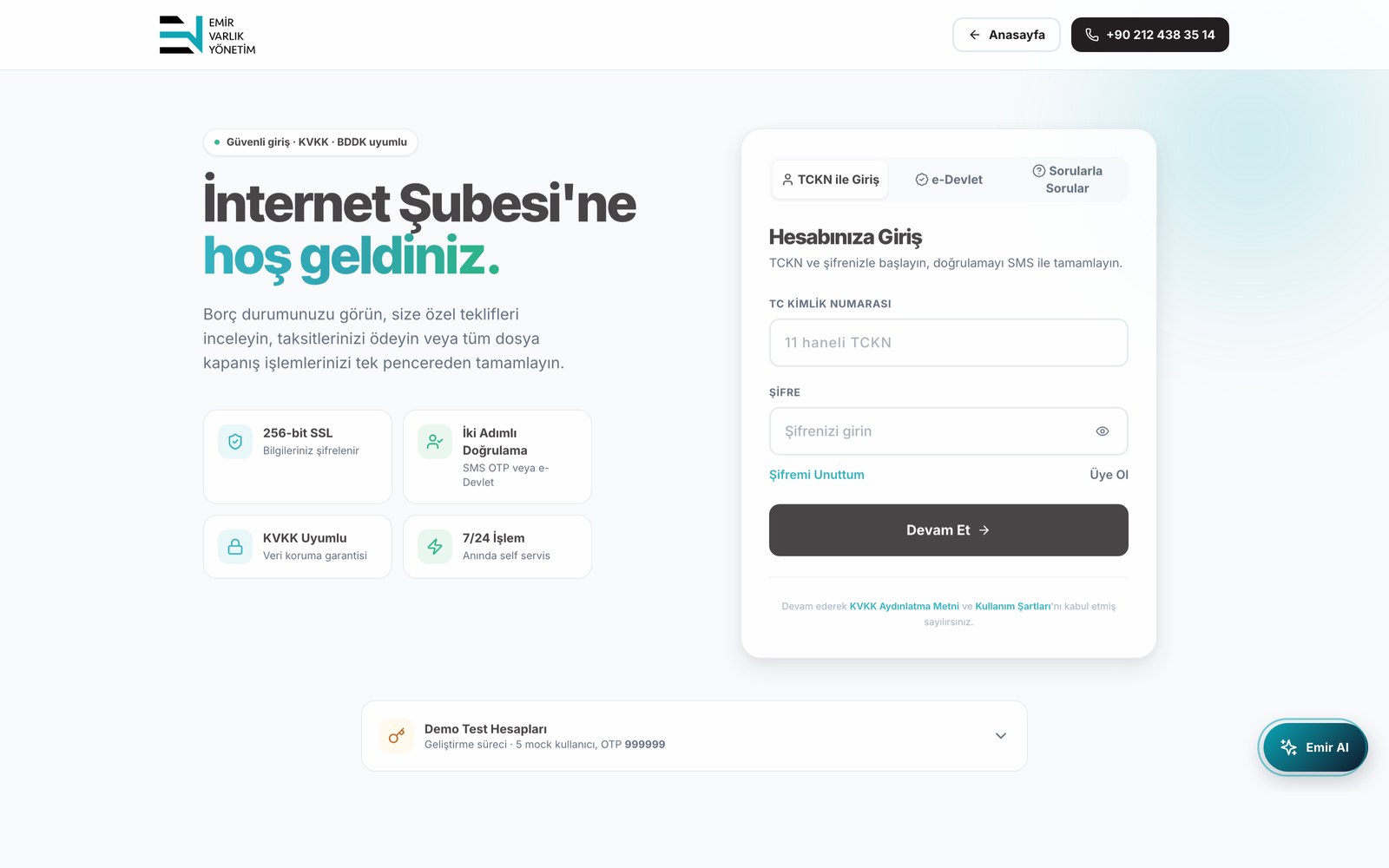 İnternet Şubesi